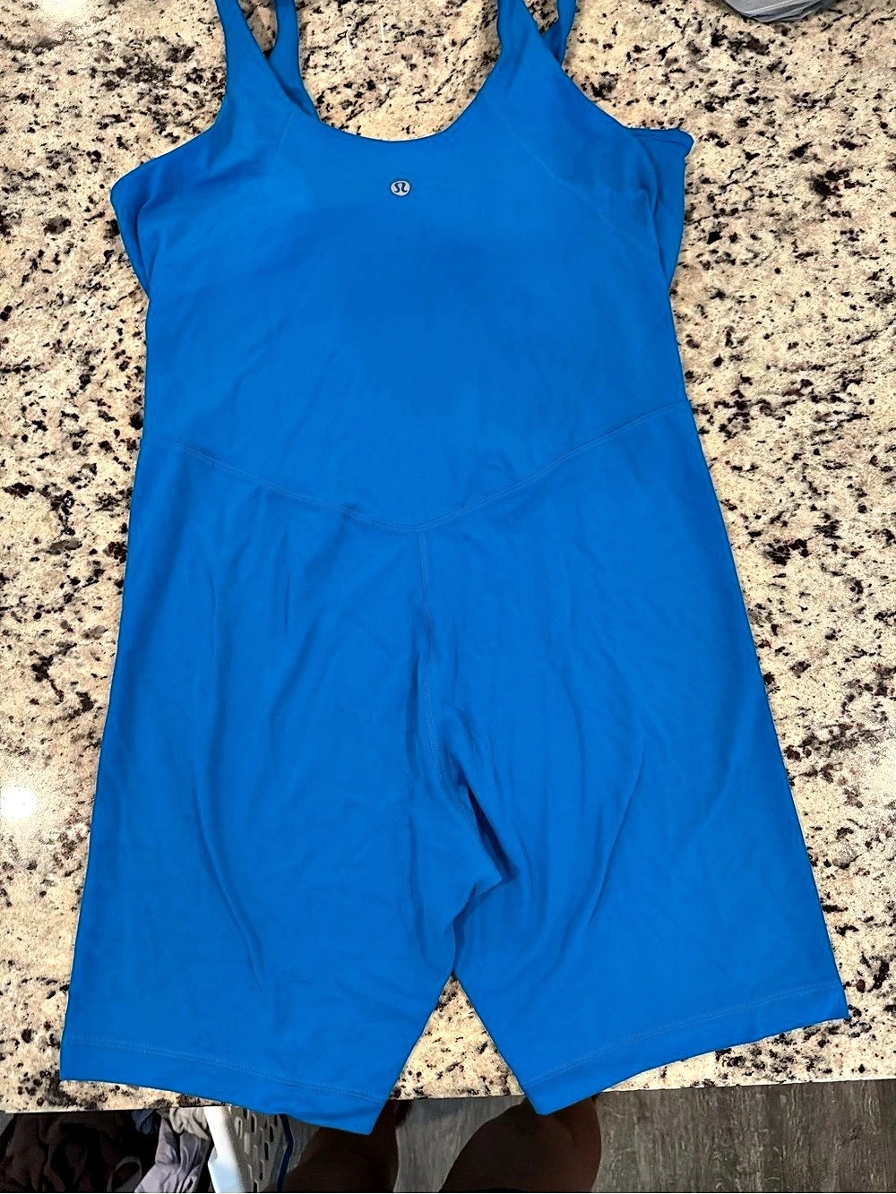 Lululemon Align Bodysuit 25" Blue Athletic Romper